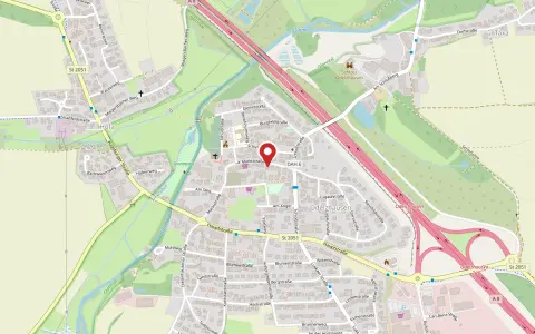 Kartenausschnitt: Marktstraße 22, Odelzhausen